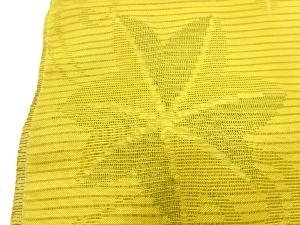 アンティーク　絽綴れ楓模様織り出し名古屋帯